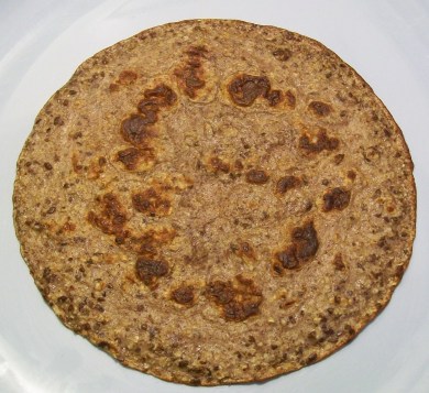 oatmeal flax flatbread