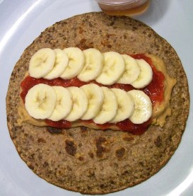 PBJ Banana Wrap