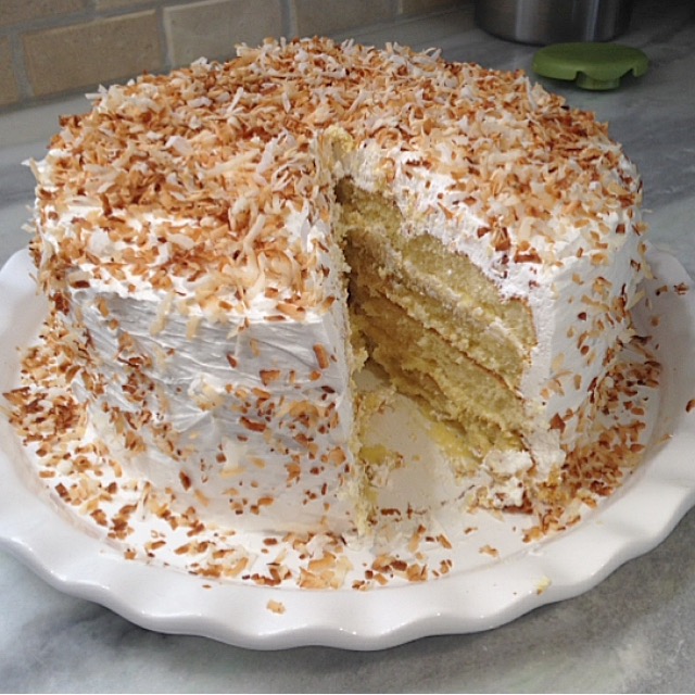 pina colada cake